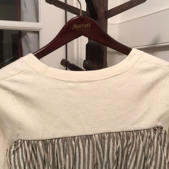 NWOT Anthropologie Moth Mixed Media sweater Sz S - Picture 8 of 8